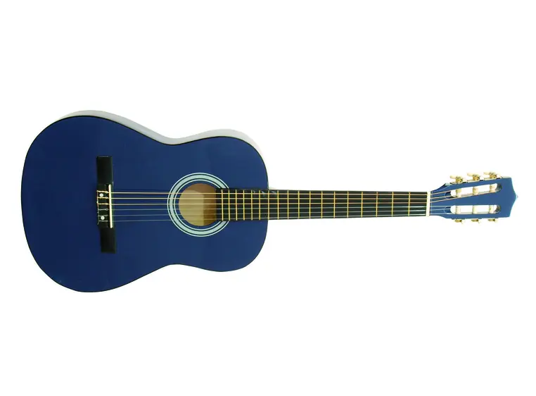 DIMAVERY AC-303 Classic Guitar 3/4, blue 